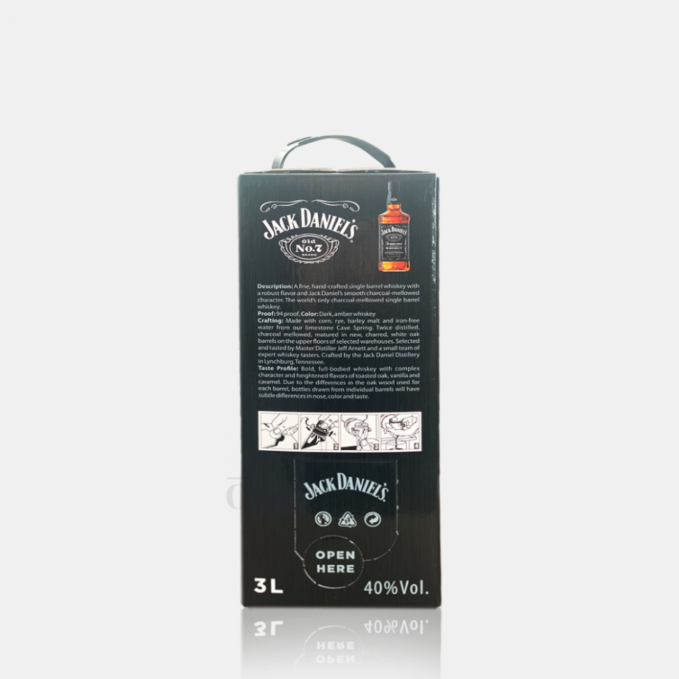 Виски Jack Daniels (Джек Дэниэлс) 3 л